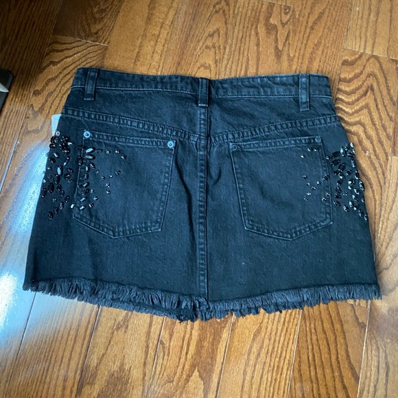 Free people black mini skirt - Picture 5 of 7